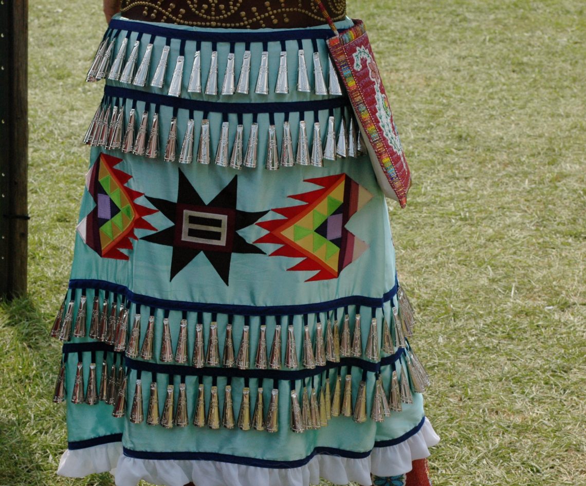 Traditional Jingle dress at Pow Wow