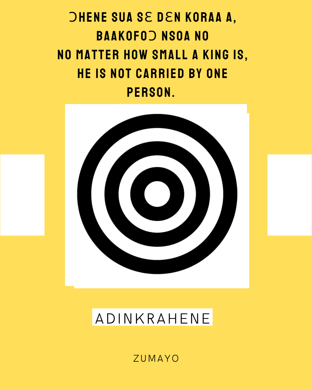 ADINKRAHENE, king of all the adinkrhene symbols