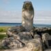 Wiarton Willie statue, Wiarton, Ontario © J. L. James