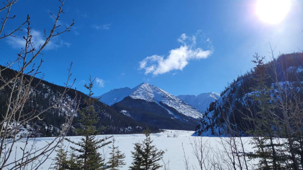 View of the Natural Beauty of the Yukon Territory, Canada